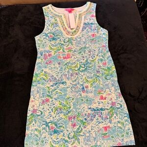 Lilly Pulitzer Harper Shift Size Large Multi NWT